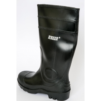 BOTA  PVC NEGRA CON PUNTA 