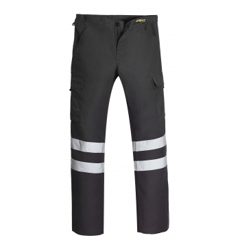 PANTALON CARGO TRABAJO CANVAS C/REFLEC. HOMBRE 80% POLY 20% ALG 