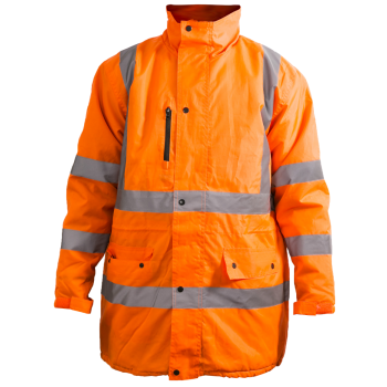 PARKA TEC ALTA VISIBILIDAD MONTAÑA FLUOR