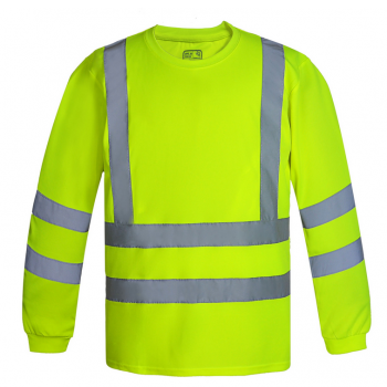 POLERA DRY FIT CON CINTA REFLECTIVA M/L SAFESATIS