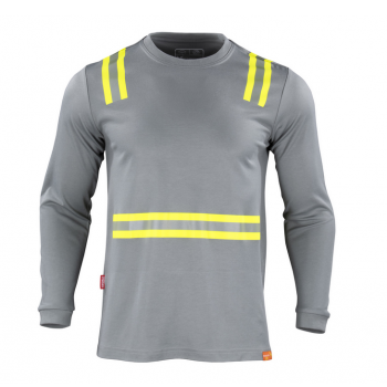 POLERA HIBRIDA DUAL HI VIS BI COLOR M/L TWORLD