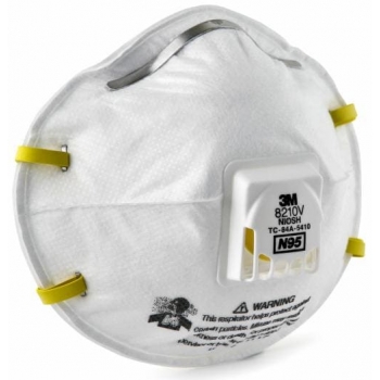 Respirador para Partículas 3M™ 8210V, N95, con Válvula, 80/Caja